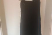 New Look black strappy long line top size UK12 EU40 Postage included