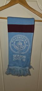 Manchester City Season 2017/2018 Scarf Football Soccer One size Unisex