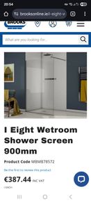 shower glass panel