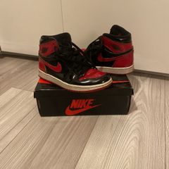Jordan 1 retro high OG bred patent