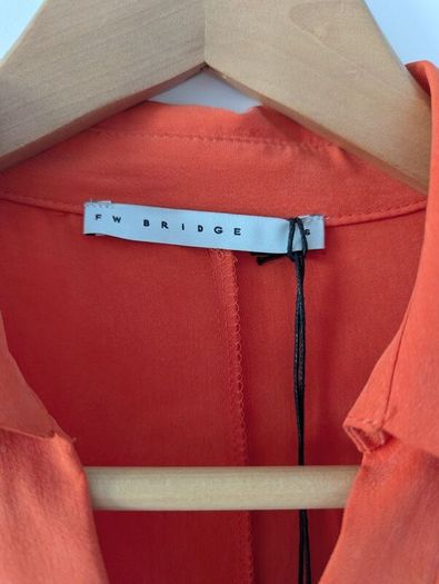 FW Bridge F&F Orange Front Tie Dress Size 8