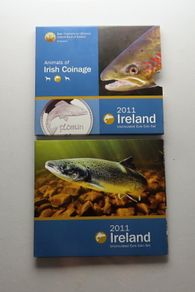 2011 Irish Euro Coin Set - Ireland an Angler's Paradise