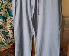 Next Blue Linen Mix Trousers , UK 20 , Excellent Condition