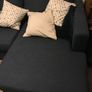 Designer Navy Corner Sofa Image 6