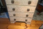 Formica chest of drawers