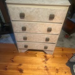 Formica chest of drawers