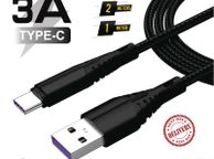 main image for ad 1/2/3 Meters USB-C Charging Lead For Samsung S9 S10+ S20+ Type C Charging Fast Charger Phone Cable Samsung