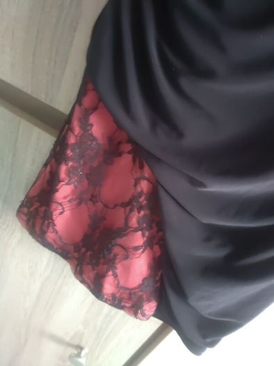 lace dress size fits 6/8 coral black