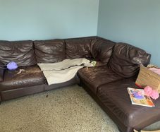 Leather Corner sofa
