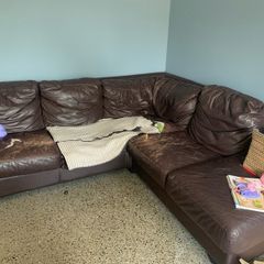 Leather Corner sofa