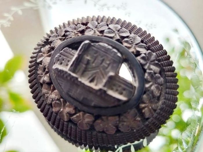19th Century Irish Bog Oak Brooch