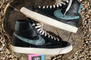 Premium Nike Blazer Black Leather