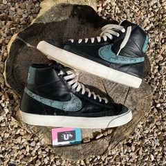 Premium Nike Blazer Black Leather