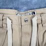 Quiksilver Cargo Trousers L Beige Baggy Y2K Gorpcore Utility Pants Skater Image 2