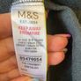 M&S grey pinafore (as new) age 8-9 Image 4