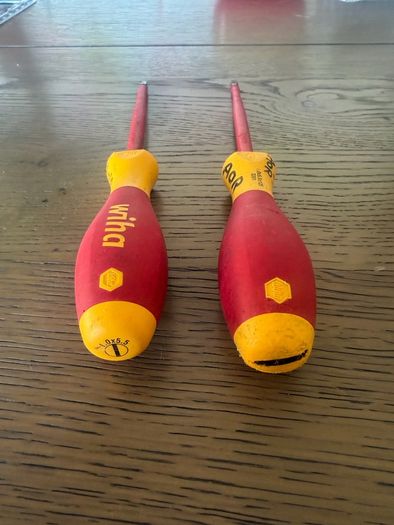 Wiha Large flat head VDE 1000v 5.5