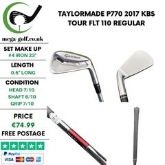 Taylormade P770 2017 #4 Iron 23 Degree / KBS Tour FLT 110 Regular