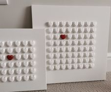 Handmade Heart Canvases - The Chosen Heart