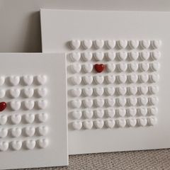 Handmade Heart Canvases - The Chosen Heart