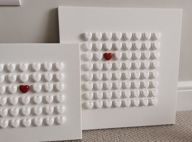 Handmade Heart Canvases - The Chosen Heart