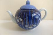 Stunning Antique Japanese Porcelain Teapot by the Fukagawa Seiji Company, With the Mt. Fuji and Stream Backstamp Circa 1890-1910 - Replacement Lid