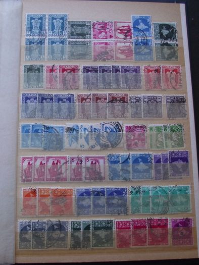 A nice collection of Stamps from India, presented in the album #7