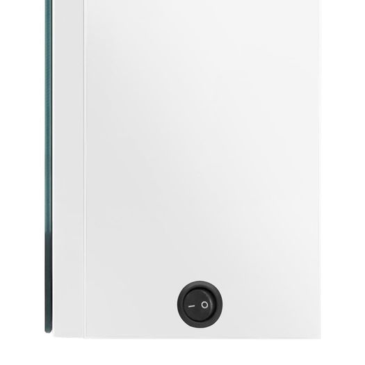 LED Bathroom Mirror Cabinet Shinning White 80x12x68 cm