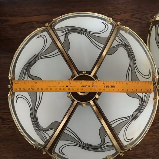 Pair of Glass Lamp shades