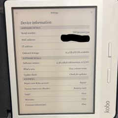 kindleKobo Libra H2O 8GB Excellent Condition Waterproof case included