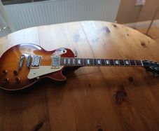 Tokai Love Rock . Refinished Nitrocellulose Tea Burst,