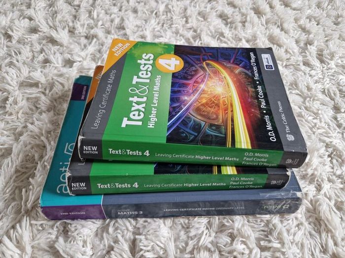 3 Maths Books leaving cert