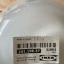 Vintage IKEA Modernist White vase hand blown glass Image 3