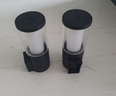 2 Outside wall lights