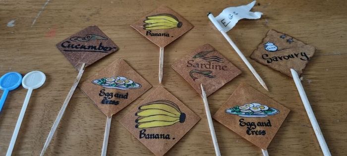 Vintage 1950s/ 60s Sandwich Markers