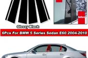 Decorative Trim Stickers for The for BMW Series 5 Models from 2004 to 2010 for The BC Center Pillar