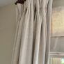 Large pair of fleece interlined curtains Image 2