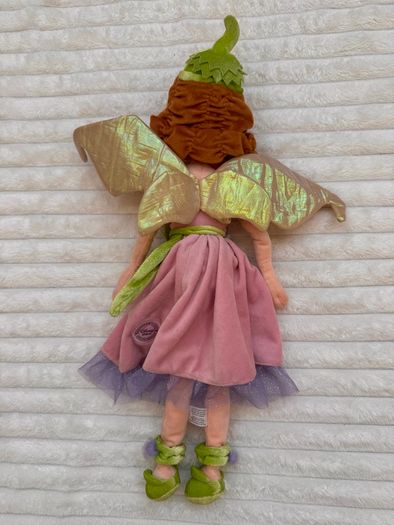 Disney Prilla Fairies Soft Plush Disney Store Fairy Doll dirty approx. 52 cm. Used Please see photos