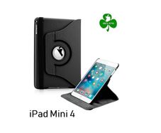 360 Rotating PU Leather Case Compatible For iPad Mini 4 Stand Cover New Black/ Blue