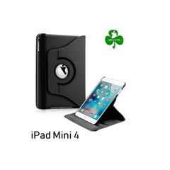 360 Rotating PU Leather Case Compatible For iPad Mini 4 Stand Cover New Black/ Blue