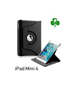 360 Rotating PU Leather Case Compatible For iPad Mini 4 Stand Cover New Black/ Blue