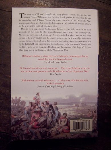 Wellingtons Doctors - Military History Book - Medical History Book - Napoleonic Wars Book