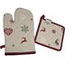 2-piece kitchen set a glove and a mat Image 2