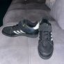 Black and white adidas Power Perfect Weightlifting Shoe Image 2