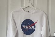 NASA girls white jumper