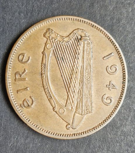 Ireland 1949 1d Penny coin