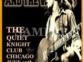 Bob Marley & The Wailers concert poster Chicago 1975 A3 Size Replica