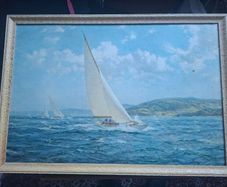 framed Montague Dawson Print