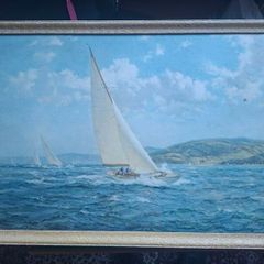 framed Montague Dawson Print
