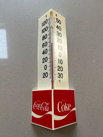 Coca Cola 1970's Thermometer New