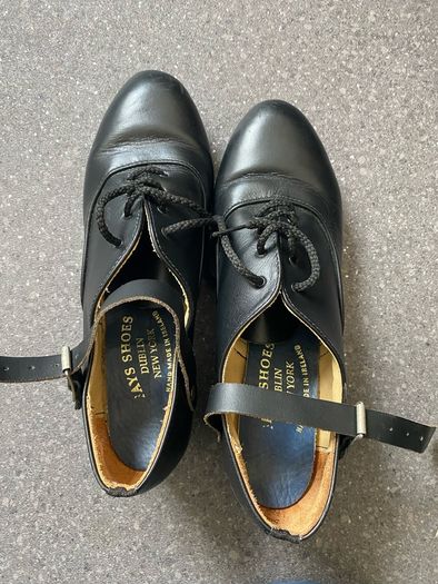 Fay's Shoes Ultra Flexi Irish Dancing Shoe with Black Suede Sole Dublin Hand Made in Ireland